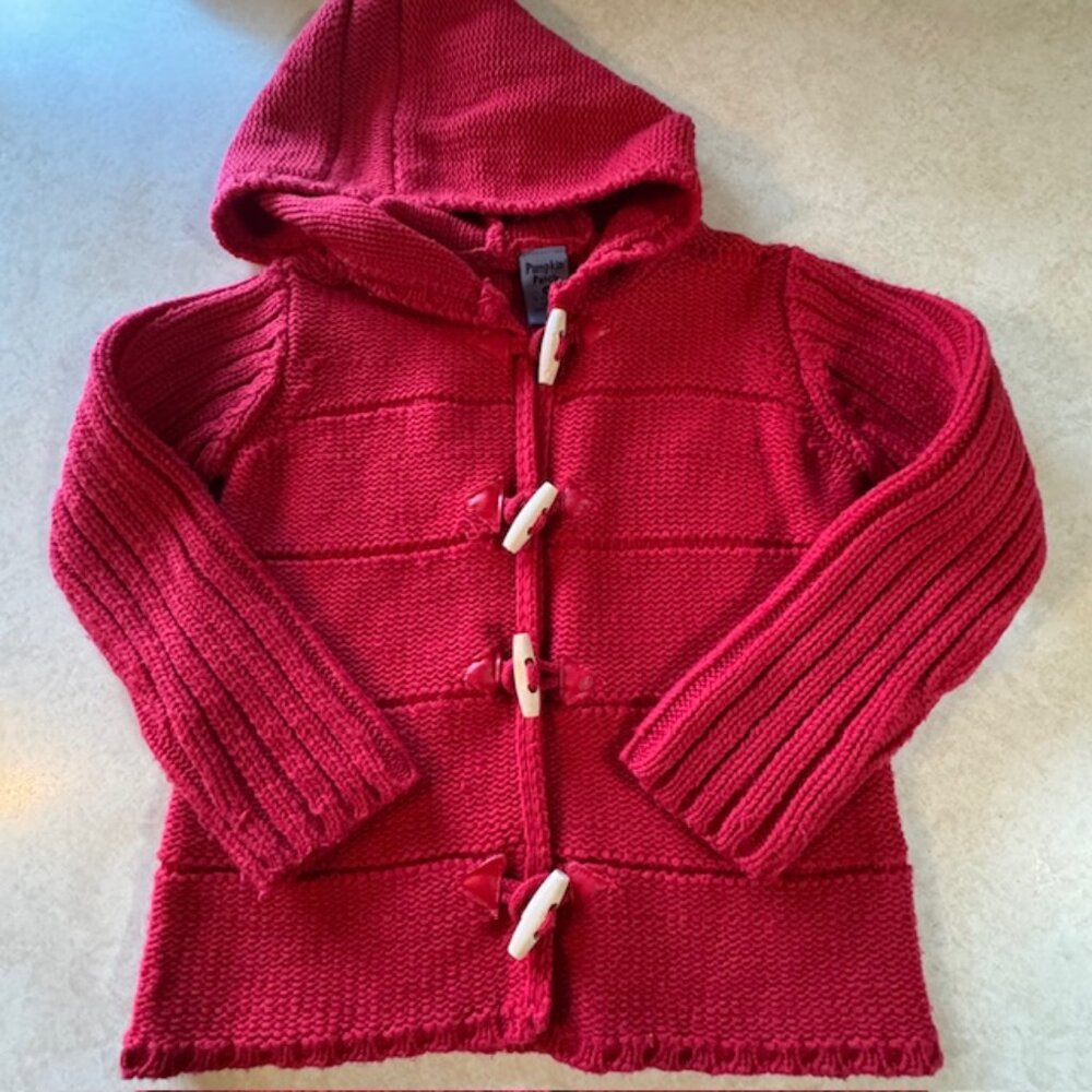 Pumpkin Patch Knit Sweater Cardigan sz 6